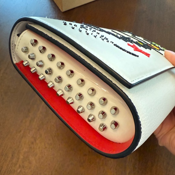 PALOMA CLUTCH calf loubitag patrnt - Picture 7 of 8